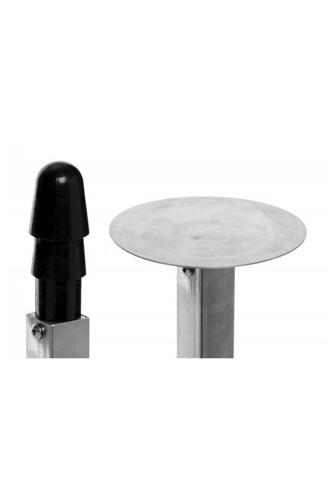 XR Brands - Master Series - Squat Anal Impaler with Spreader Bar - Silver - Stag Shop