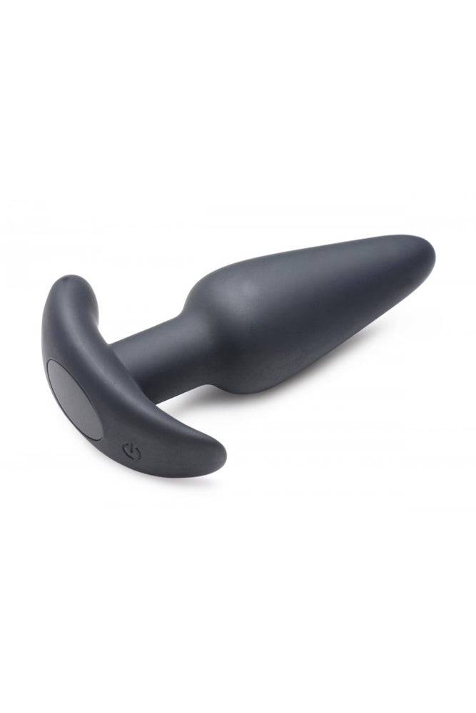 XR Brands - BANG - Remote Control 21X Vibrating Silicone Butt Plug - Black - Stag Shop
