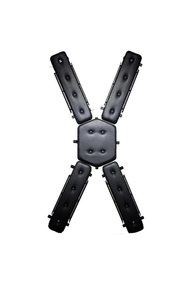 XR Brands - Master Series - St. Andrew's Cross - Black - Stag Shop