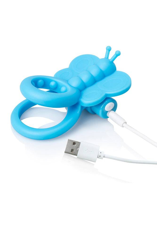 Screaming O - Charged - Monarch Rechargeable Cock Ring - Blue - Stag Shop