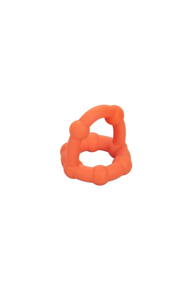 Cal Exotics - Alpha - Liquid Silicone All Star Ring - Orange - Stag Shop