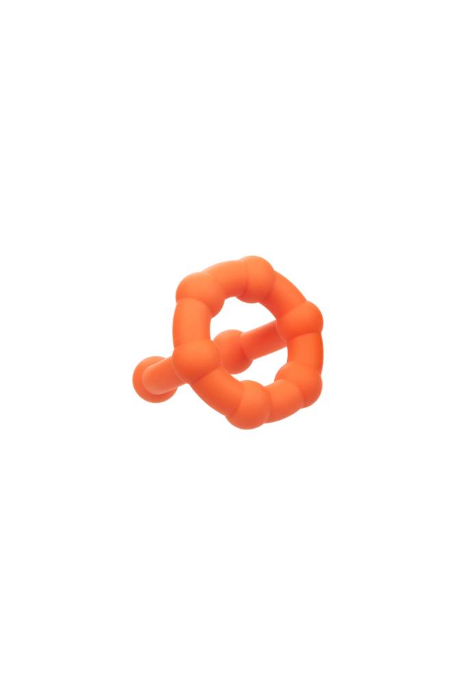Cal Exotics - Alpha - Liquid Silicone All Star Ring - Orange - Stag Shop