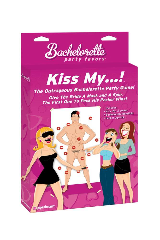 Pipedream - Bachelorette Party Favors - Kiss My... Pin the Tail Party Game - Stag Shop