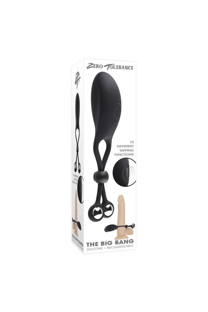 Zero Tolerance - The Big Bang Tapping Silicone Cock Lasso - Black - Stag Shop