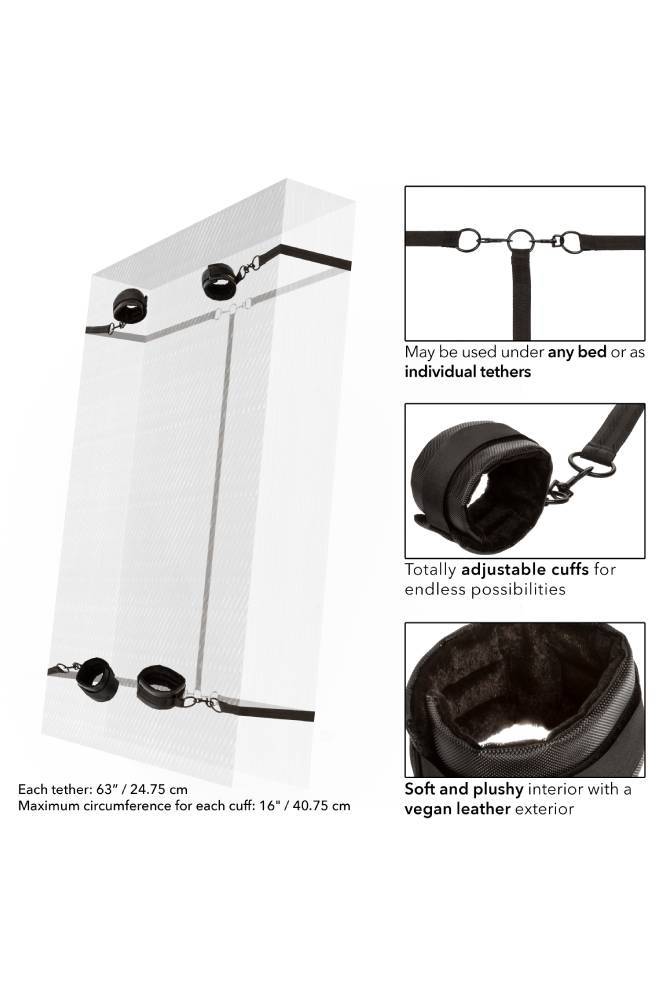 Cal Exotics - Boundless - Bed Restraints - Black - Stag Shop