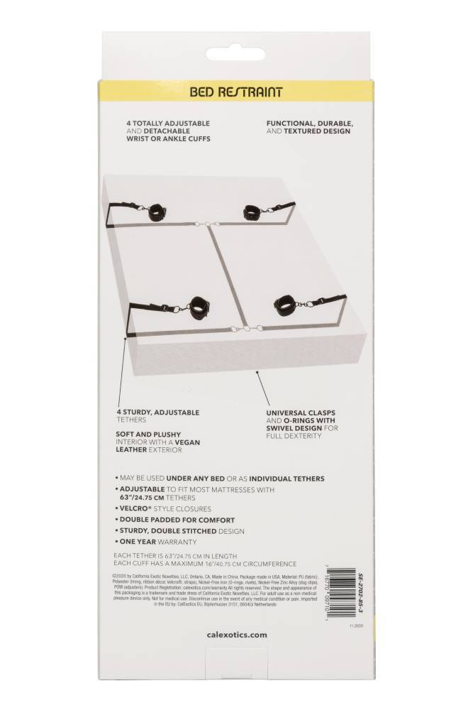 Cal Exotics - Boundless - Bed Restraints - Black - Stag Shop