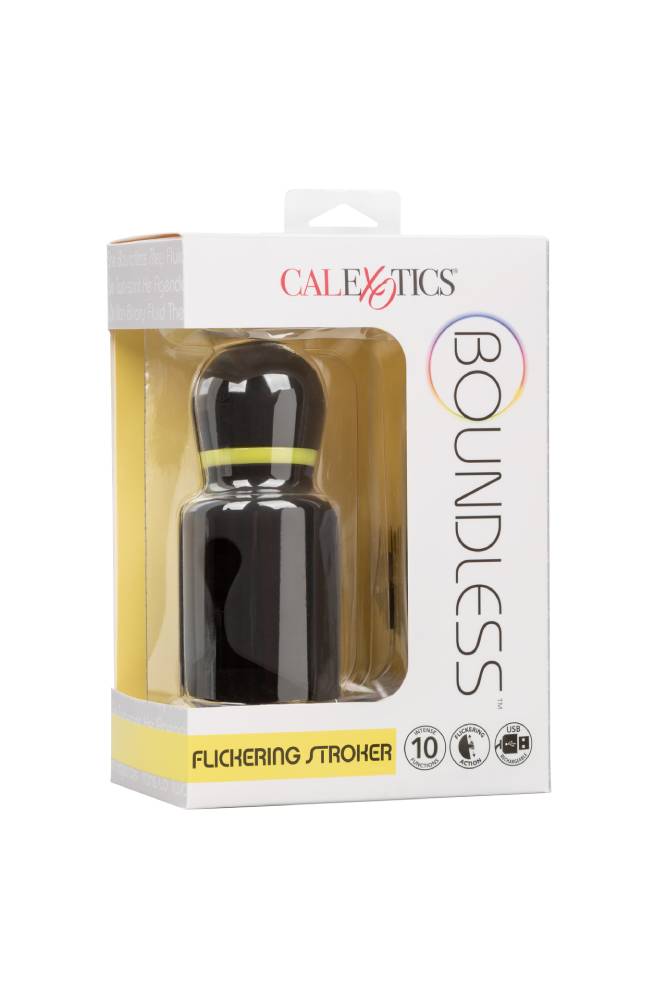Cal Exotics - Boundless - Flickering & Vibrating Head Stroker - Black - Stag Shop