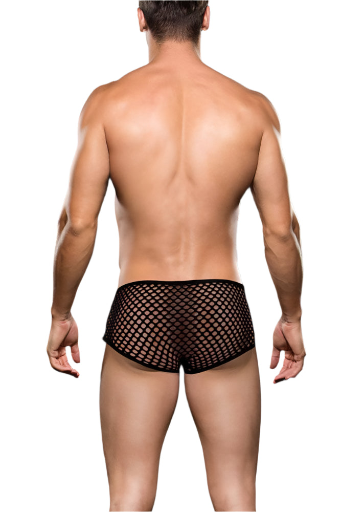 X-Gen - Envy - Fishnet Trunk Men's Underwear - Black - Stag Shop