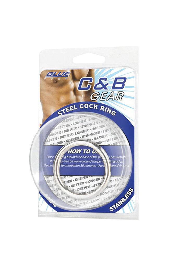 Electric Eel - Blue Line - Steel Cock Ring - Assorted Sizes - Stag Shop