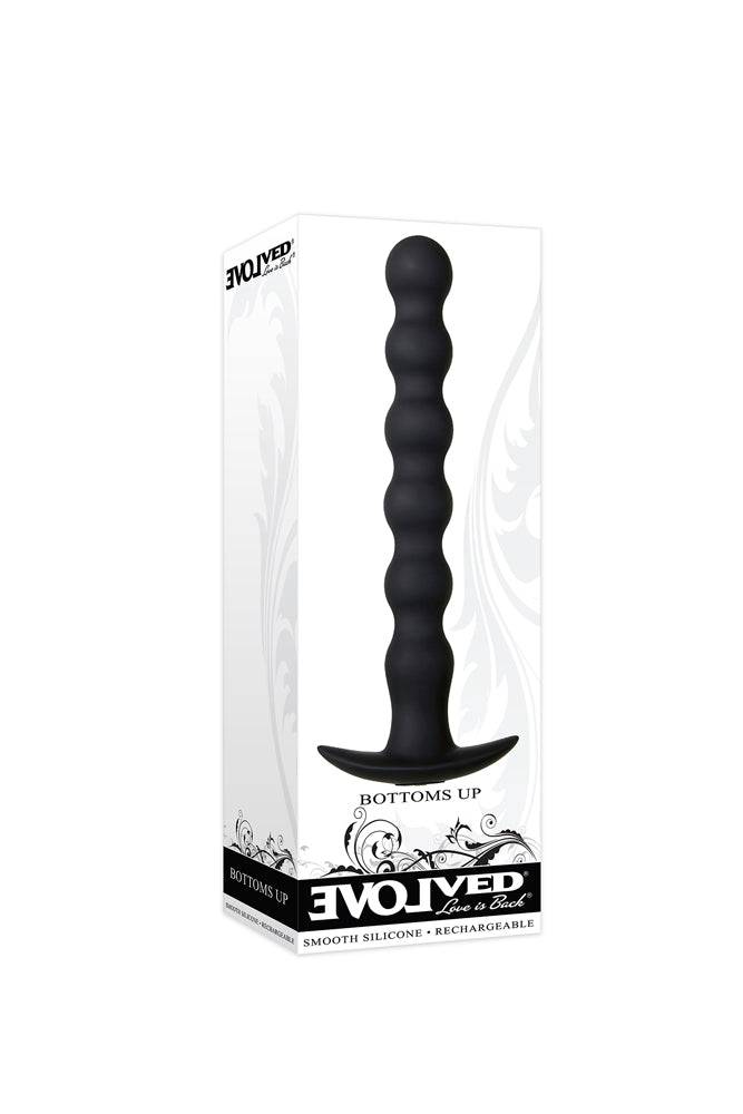 Evolved - Bottoms Up Anal Beads - Black - Stag Shop