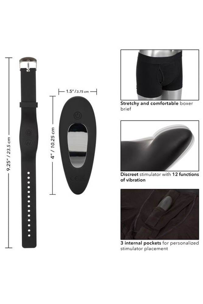 Cal Exotics - Remote Control Boxer Brief Set - Assorted Sizes - Stag Shop