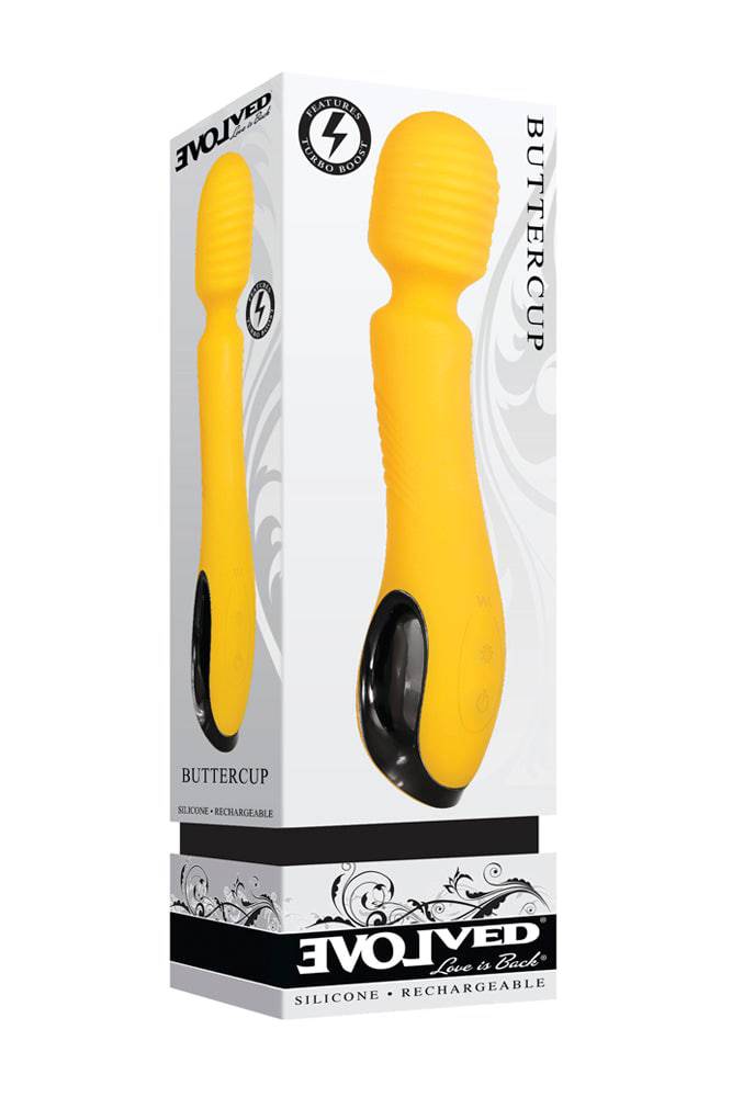 Evolved - Buttercup Massage Wand Vibrator - Yellow - Stag Shop