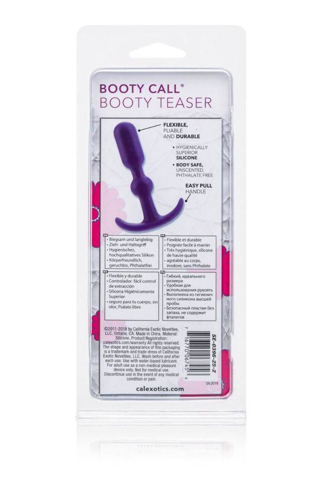Cal Exotics - Booty Call - Booty Teaser Plug - Purple - Stag Shop