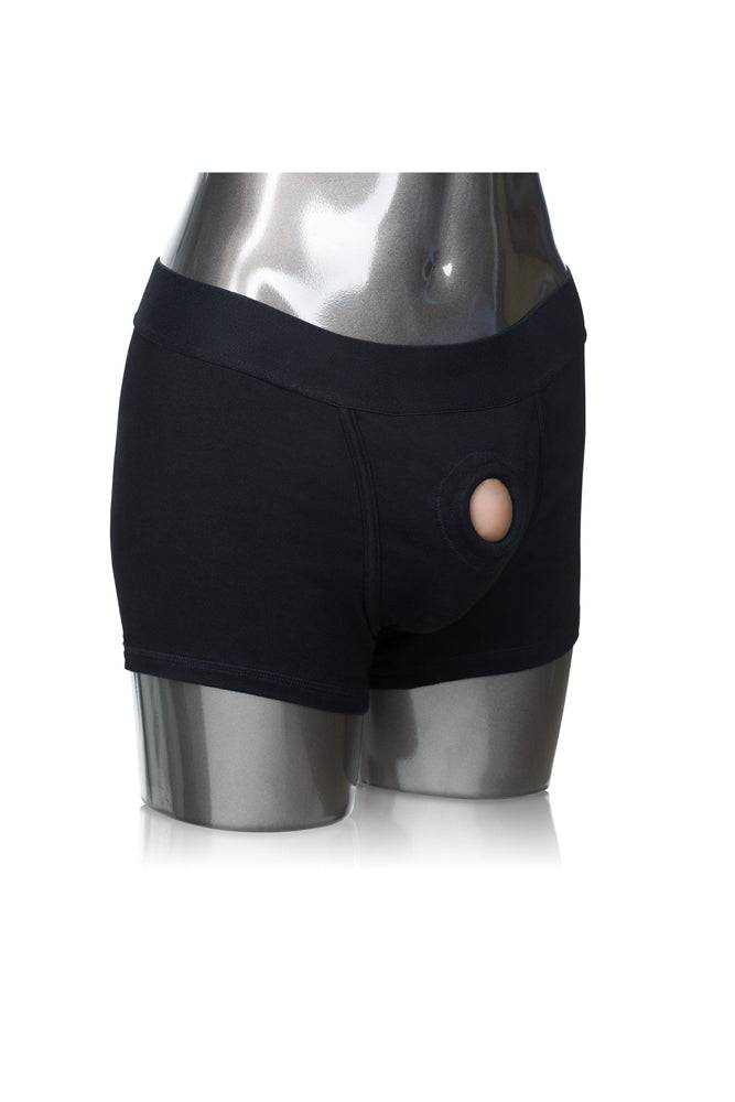 Cal Exotics - Packer Gear - Boxer Brief Packer Harness - Black - Stag Shop