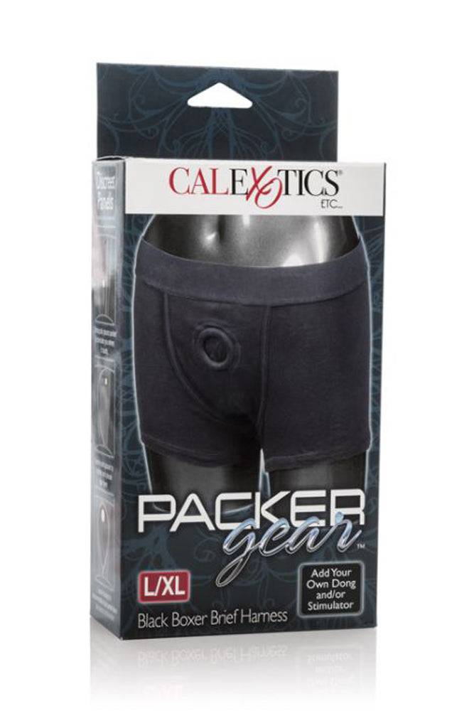 Cal Exotics - Packer Gear - Boxer Brief Packer Harness - Black - Stag Shop