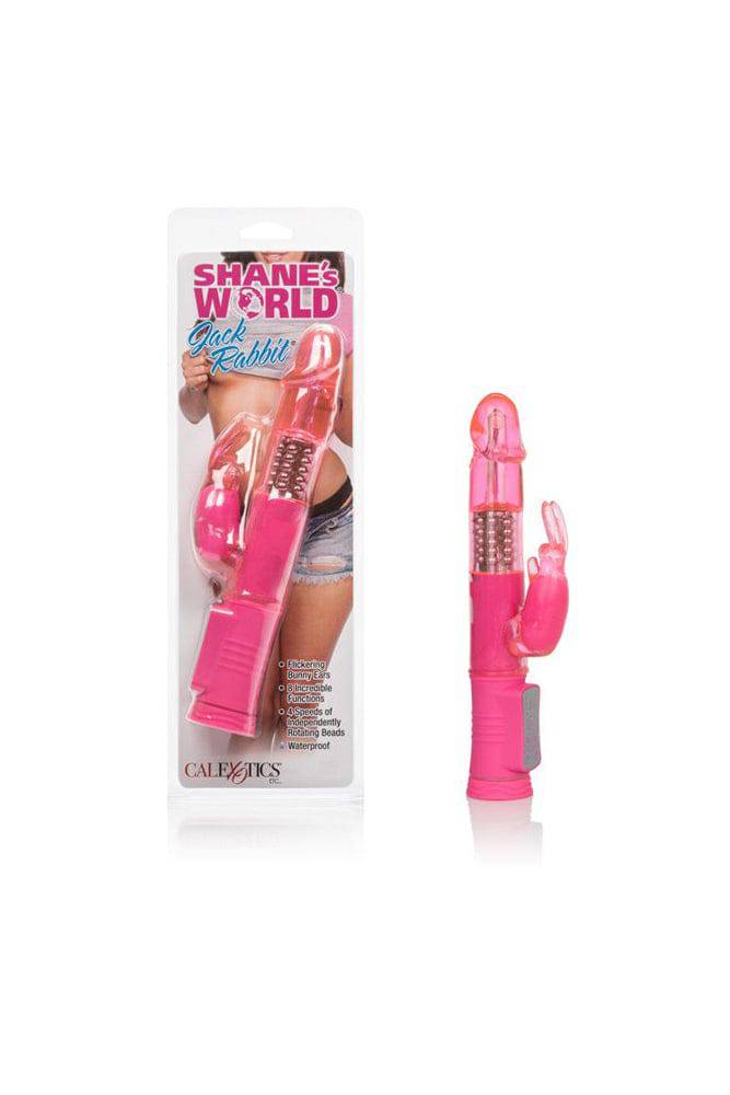 Cal Exotics - Shane's World - Jack Rabbit Vibrator - Pink - Stag Shop