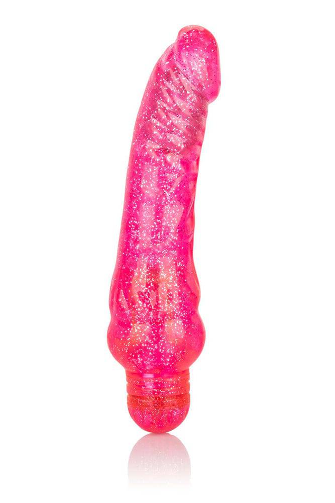 Cal Exotics - Sparkle - Glitter Jack Realistic Vibrator - Assorted Colours - Stag Shop