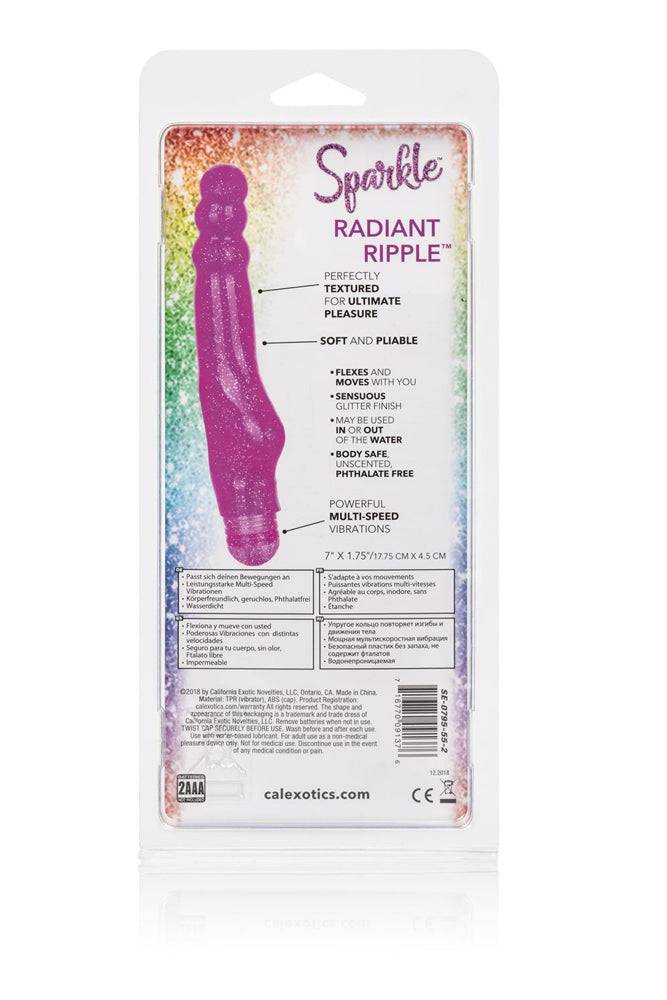 Cal Exotics - Sparkle - Radiant Ripple Vibrator - Pink - Stag Shop