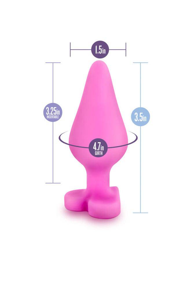 Blush Novelties - Play with Me - Naughty Candy Heart - Butt Plug - Stag Shop