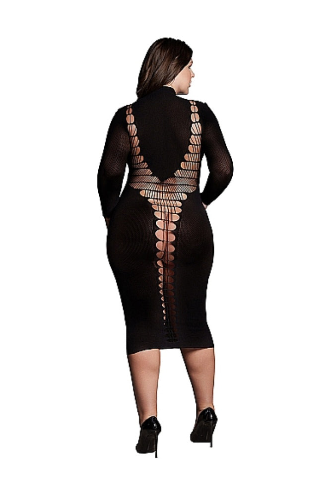 Shots Toys - Le Désir - SHA006 - Carme Dress - Black - OSXL - Stag Shop