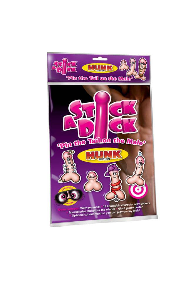Creative Conceptions - Stick A Dick: Pin The Tail Game - Hunk Edition - Stag Shop