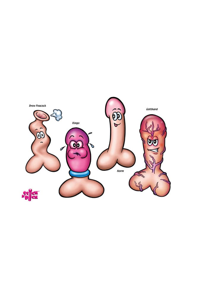 Creative Conceptions - Stick A Dick: Pin The Tail Game - Hunk Edition - Stag Shop