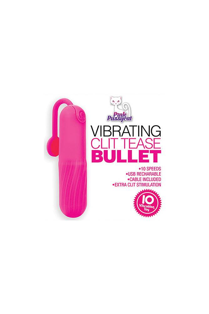 Cousins Group - Pink Pussycat Clit Tease Bullet - Pink - Stag Shop