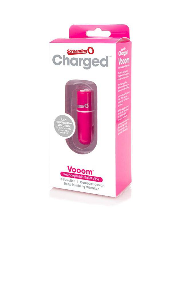 Screaming O - Charged - Vooom Rechargeable Bullet Vibrator - Assorted - Stag Shop
