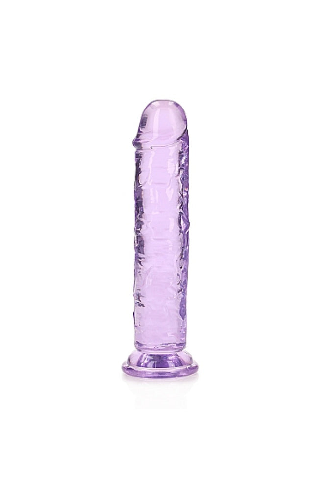 Shots Toys - Real Rock - 7" Realistic Dildo with Suction Cup - Purple - Stag Shop