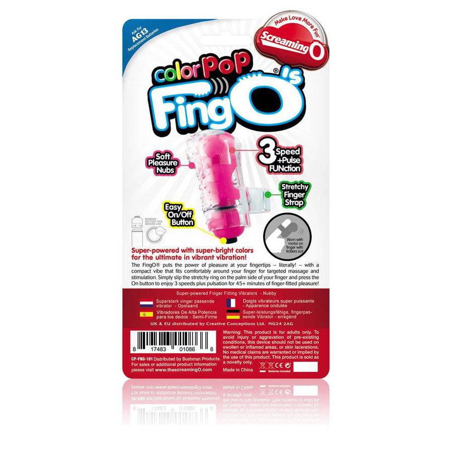 Screaming O - ColourPop - Fing O Vibrating Finger Bullet - Stag Shop