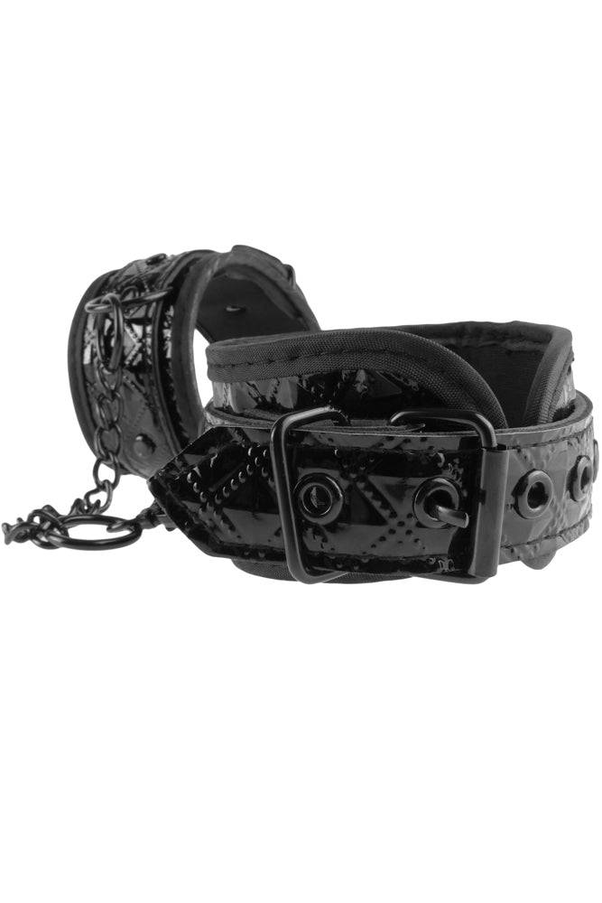 Pipedream - Fetish Fantasy Limited Edition - Couture Soft Handcuffs - Black - Stag Shop