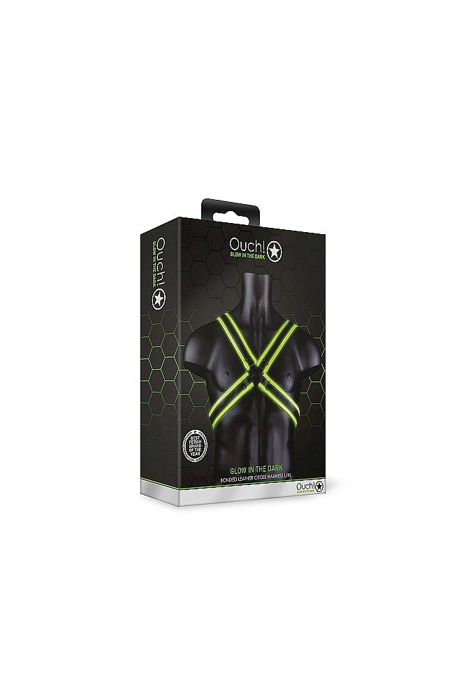 Ouch by Shots - Cross Harness - Glow in the Dark - Stag Shop