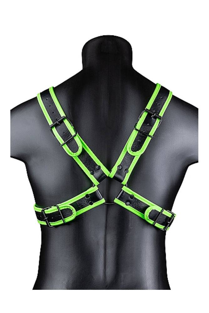 Ouch by Shots - Cross Harness - Glow in the Dark - Stag Shop