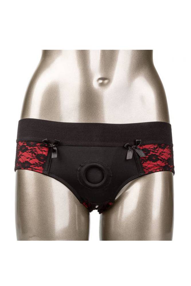 Cal Exotics - Scandal - Crotchless Pegging Panty Set - Stag Shop