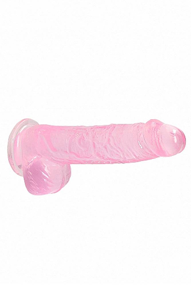 Shots Toys - Real Rock - 8-inch Crystal Clear Dildo - Assorted - Stag Shop