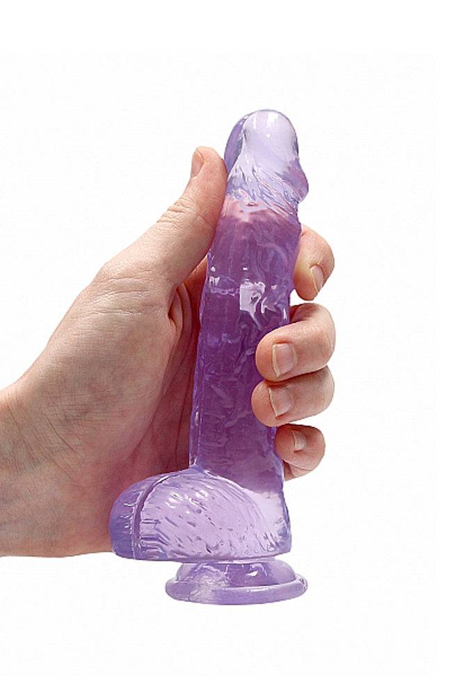 Shots Toys - Real Rock - 6-inch Crystal Clear Dildo - Assorted - Stag Shop