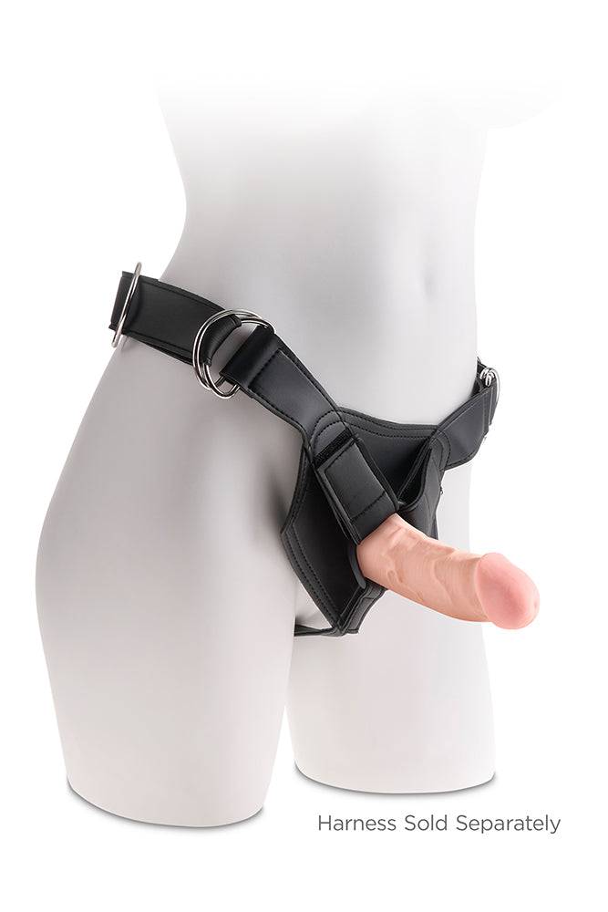 Pipedream - King Cock Plus - Triple Density Realistic Dildo - 6 Inch - Beige - Stag Shop