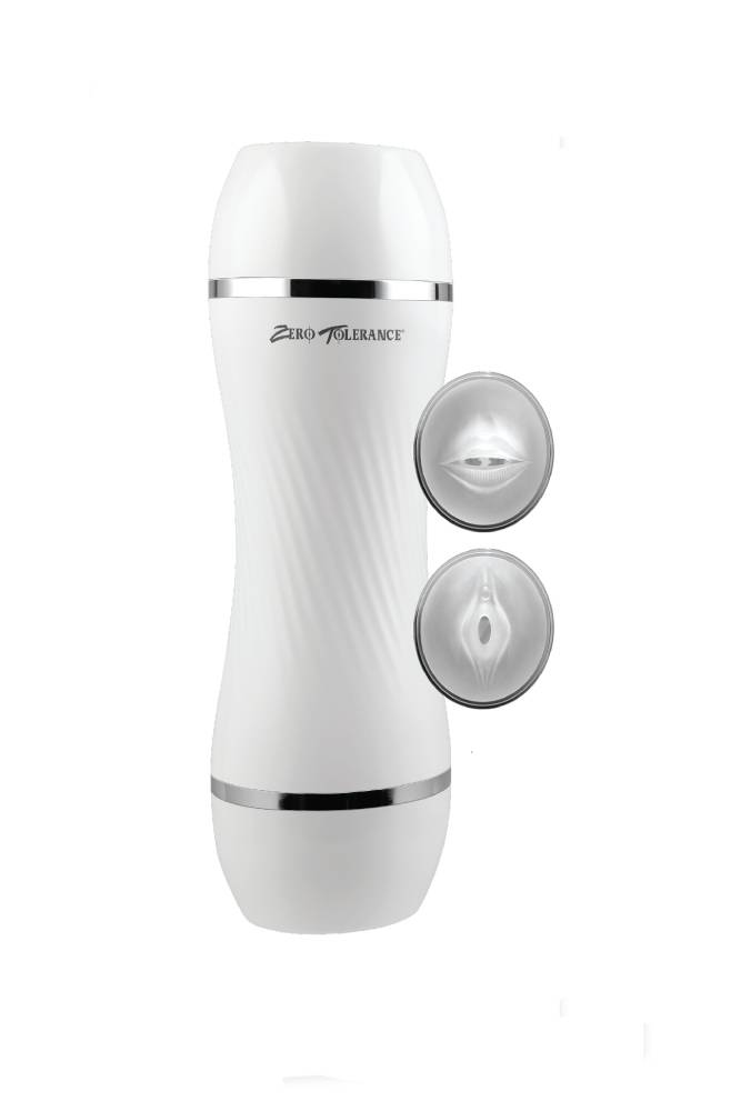 Zero Tolerance - Double Dip Dual Ended Stroker - White - Stag Shop