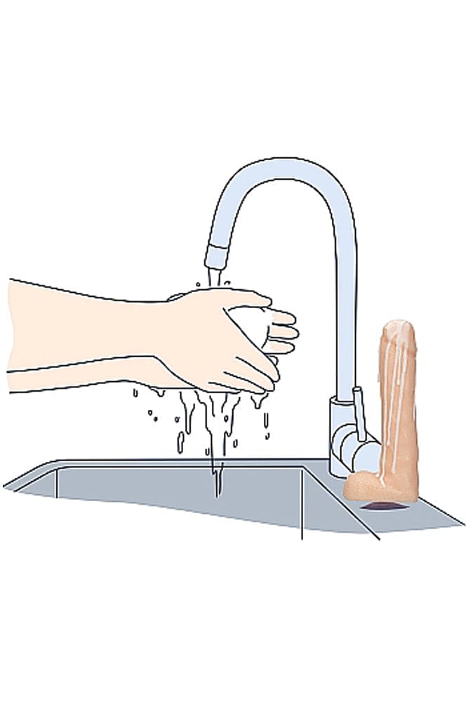 Shots Toys - Dicky Soap with Balls - Cum Covered - Beige - Stag Shop