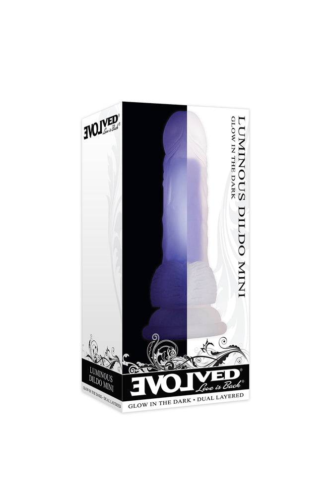 Evolved - Luminous Mini Dildo - Purple - Stag Shop