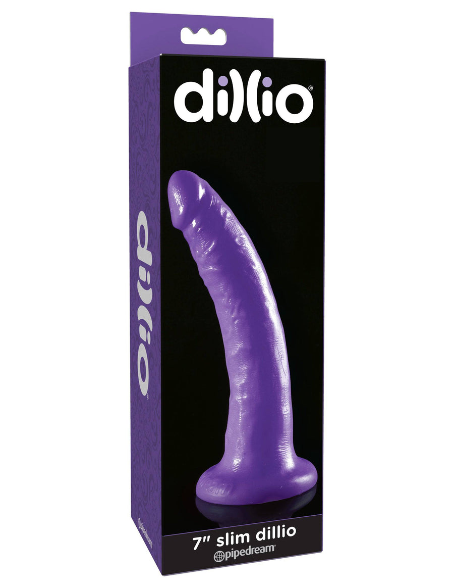 Pipedream - Dillio - Realistic Slim Dildo - 7 inch - Assorted - Stag Shop