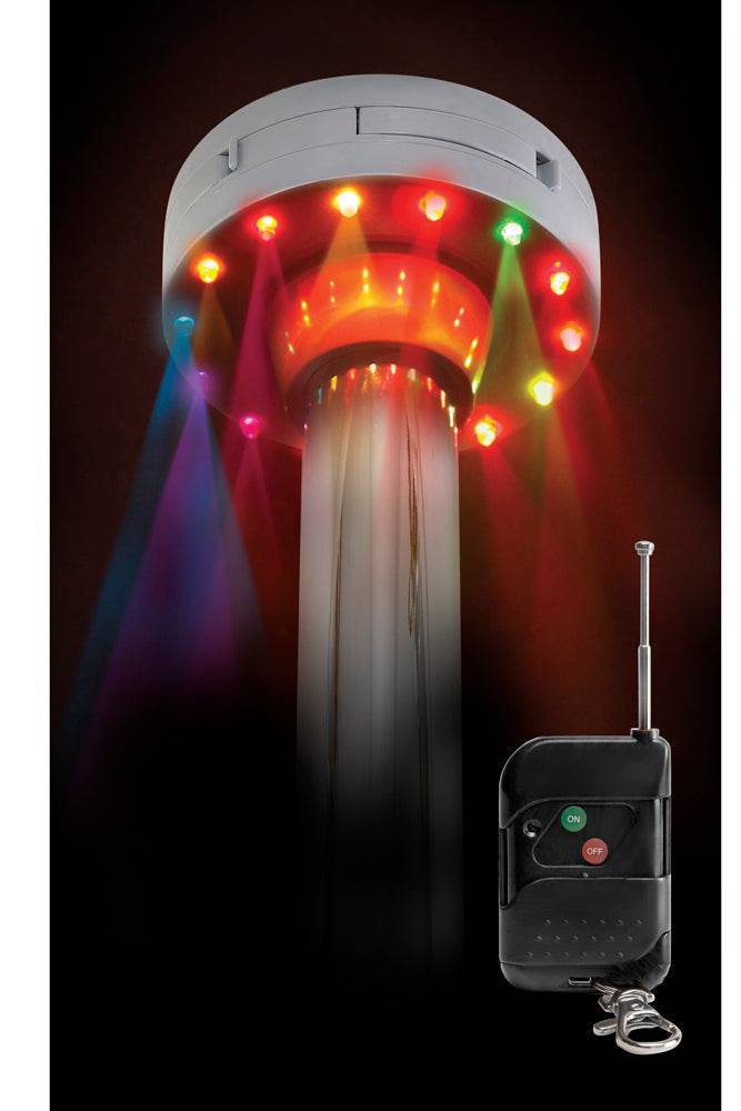 Pipedream - Fetish Fantasy - Light Up Disco Pole - Silver - Stag Shop