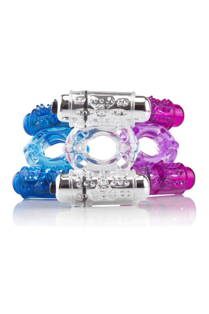 Screaming O - O Wow Double Wammy - Dual Vibrating Cock Ring - Stag Shop