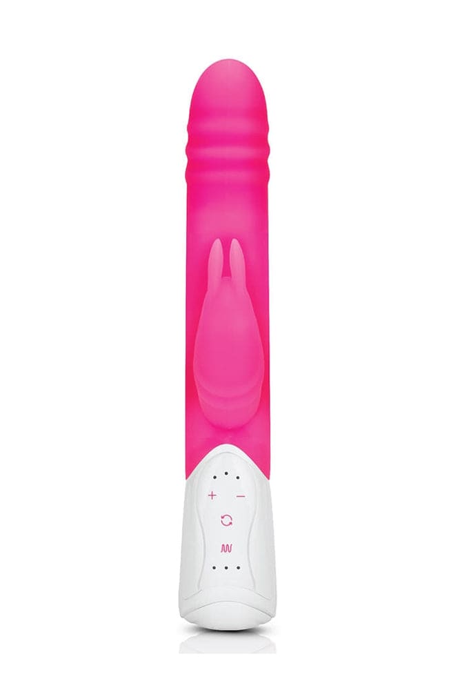 Electric Eel - Rechargeable Double Penetration Rabbit Vibrator - Pink - Stag Shop