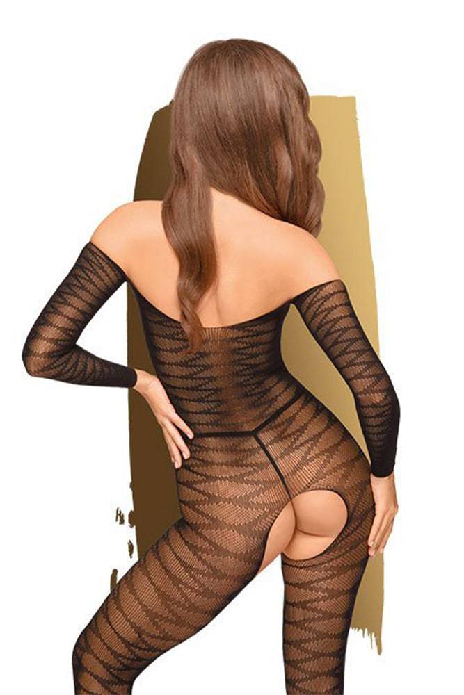Penthouse Lingerie - Dreamy Diva Bodystocking - Black - Stag Shop