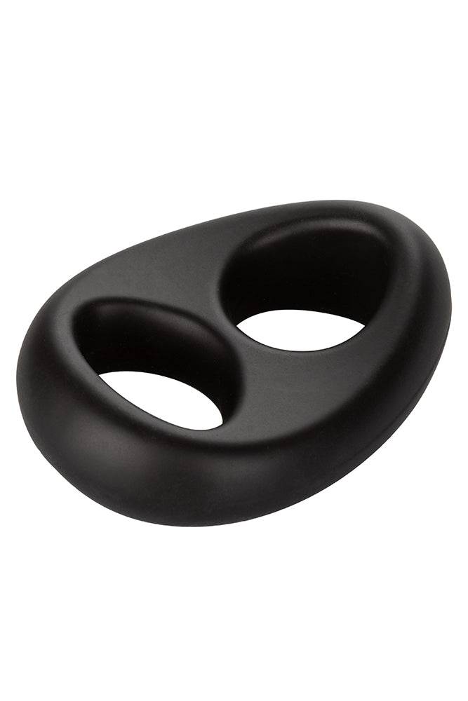 Cal Exotics - Ultra Soft Dual Cock Ring - Black - Stag Shop