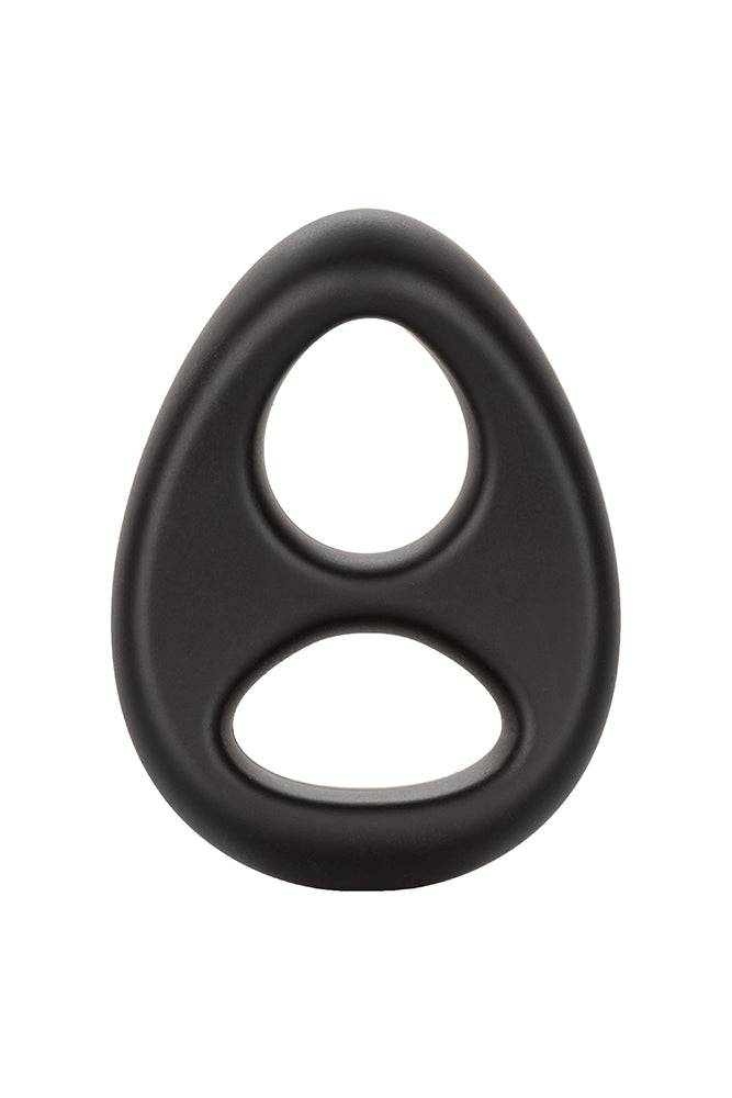 Cal Exotics - Ultra Soft Dual Cock Ring - Black - Stag Shop