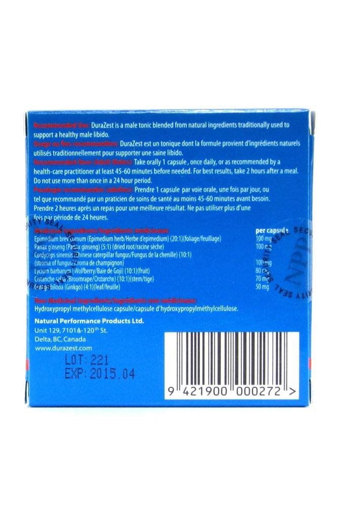 Durazest - Sexual Enhancement Pills - 2 pack - Stag Shop