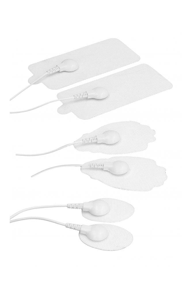 Shots Toys - Electroshock - E-Stim Pad Kit - White - Stag Shop