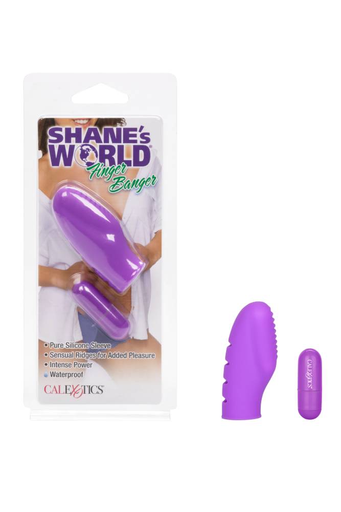 Cal Exotics - Shane's World - Finger Banger Vibe - Purple - Stag Shop